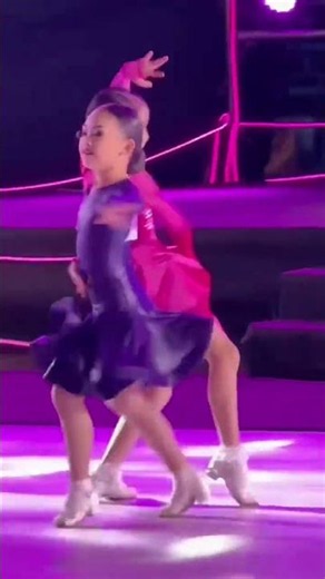 Cute little girl,wonderful Latin dance contest clip👍🏻#latingirl #latin #dancer #sharedance #latind