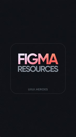 UX-UI Heroes - Design Inspiration, Tips & Tricks on Instagram: "Figma FREE resources... #figma #uidesigner #figmaui #uidesigner #ui #uiux"