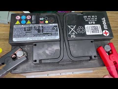 How to test an AGM/EFB (enhanced flooded) starter car battery for capacity and current DIY