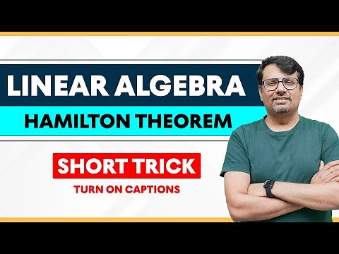 Short Trick - Matrix Cayley Hamilton Theorem | Inverse of Matrix BY GP