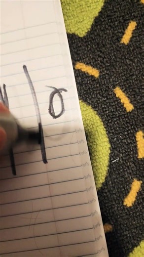 when you are writing in sharpie