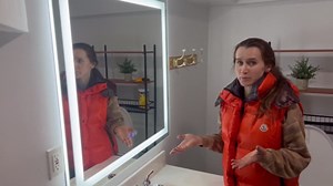 Briivue 55x30 Inch LED Bathroom Mirror with Lights, Backlit & Front Lit, Anti-Fog Lighted Bathroom Vanity Mirror for Wall, Memory Function, Dimmable, HD Tempered Glass, Shatter-Proof