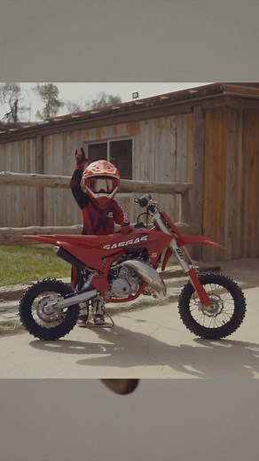 RED-hot mini radness! 🔥⚡️ Adjustable ergonomics, wicked looks, and bucket loads of fun, this little rocket is bound to have your young ripper stoked, ride after ride! 😎 #GASGAS #GetOnTheGas #motocross | GASGAS