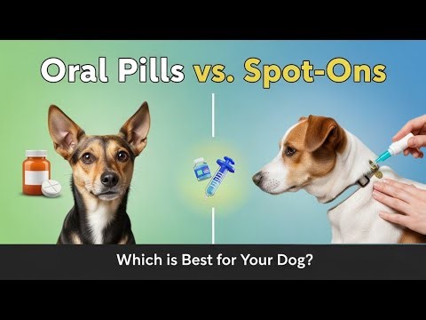 Flea Treatment For Dogs Choosing Between Oral Pills and Spot-Ons