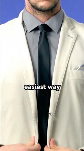 How to Tie a Tie FAST (Four-in-Hand Knot for Beginners) 👔