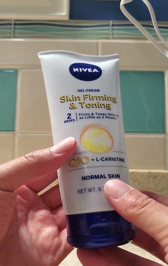 In Hand Review of Nivea Skin Firming and Toning Body Gel Cream with Q10