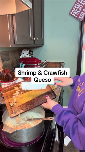 Easy Crawfish and Shrimp Queso Recipe for Nachos