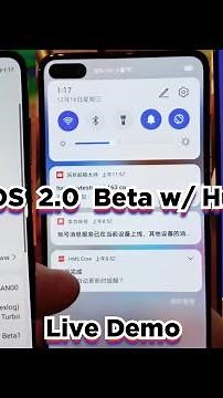 Harmony OS 2.0 Beta Live Demo w/ Huawei P40 ( Hongmeng OS HarmonyOS HongmengOS )