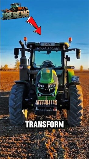 Powerful Tractor Turning Rough Soil into Perfect Seedbed! #farming #agriculture #farmtech