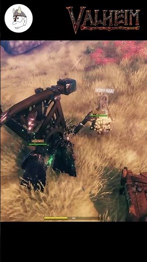 Unexpected Catapult Accident #valheim #valheimgameplay
