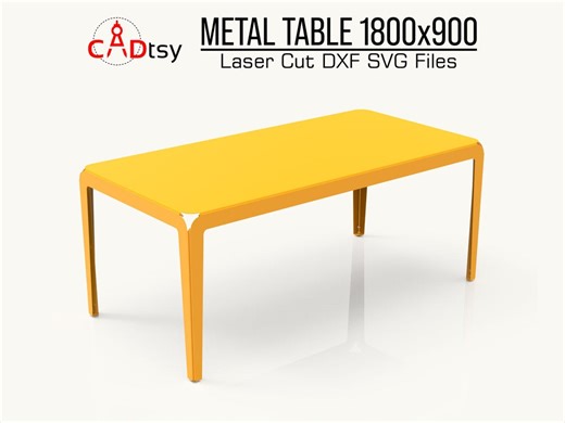 Metal Dining Table DXF Files for Plasma Cutting • CNC Ready Design - Etsy
