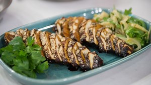 Make Mario Carbone's quick and easy chicken massimo with artichoke soubise