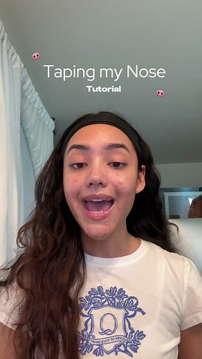 Taping the nose can be difficult but the more you practice the better you’ll get at it … hope this video helps you step by step 🩷 #rhinoplasty #nosejobcheck #nosejobrecovery #tapingnose Taping the nose tutorial Nose Job taping