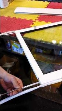 Removing the Adjustable H Extension & Thumbscrews - Security Boss Patio Pet Door