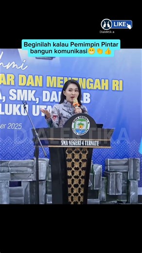 Pintar Bangun Komunikasi👏👍 #gubernurmalukuutara #sherlylaos #sherlytjoanda #fyp #viral #trending