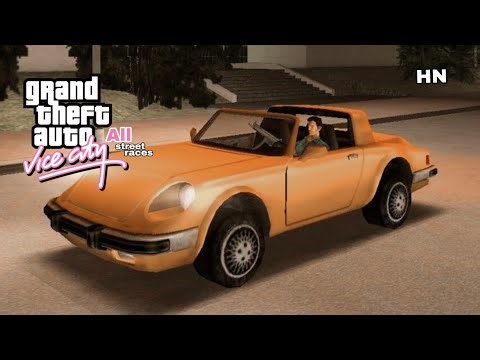 GTA Vice City All Street Races Guide | All Street Races Locations & Rewards | 100% Completion