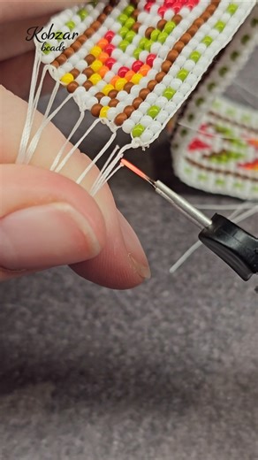 Do you use a thread zapper in beadwork?