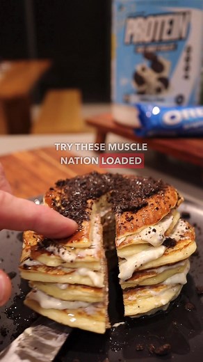 Delicious Muscle Nation Oreo Protein Pancakes Recipe