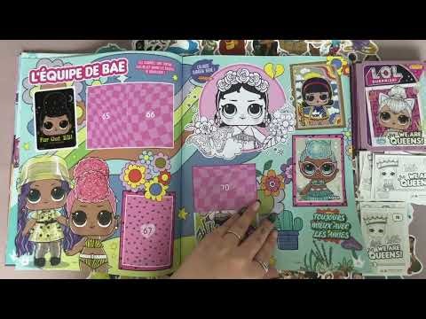 ASMR Opening 25 Panini Stickers Packs L.O.L. (2/3)