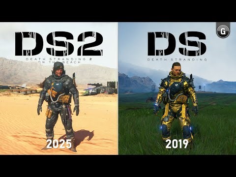 Death Stranding 2 vs Death Stranding - Physics and Details Comparison