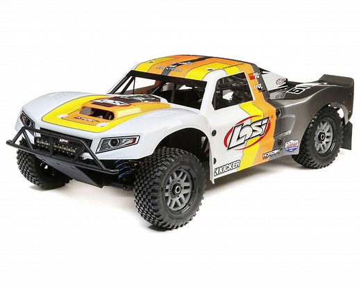 Losi 5IVE-T 2.0 V2 1/5 Bind-N-Drive 4WD Short Course Truck (Grey/Orange/White) [LOS05014V2T2]