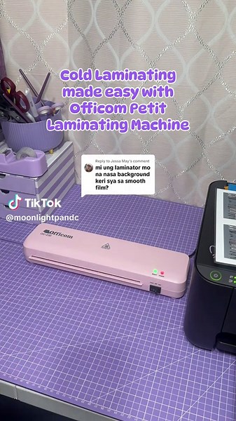 Effortless Cold and Hot Laminating with Officom Machine