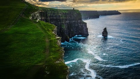 Ireland's Natural High: Drone Views of The Cliffs of Moher