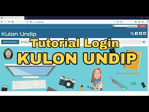 Tutorial Login KULON UNDIP
