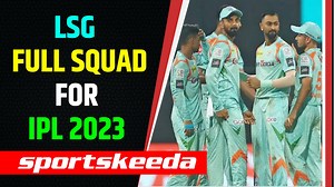 LSG Full Squad for IPL 2023 | Lucknow Super Giants | IPL Auction 2023 | IPL | LSG Team | Nicholas Pooran #lsg #lucknowsupergiants #ipl2023 #klrahul #GautamGambhir #NicholasPooran Pradeep Sehgal | Sportskeeda Cricket