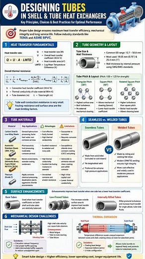 Shell & Tube Heat Exchanger Tube Design Explained 🔥 | STHE Engineering Basics