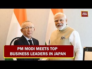 PM Modi Meets Top Business Leaders In Japan, Attends Indo-Pacific Economic Framework Event