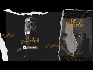 Akela (Official Music Video) | cj_streetpoet | prod. Hamrah Beats