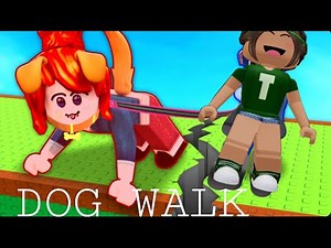Dog walk 🐶 [2 player Obby] *Hilarious* || Roblox