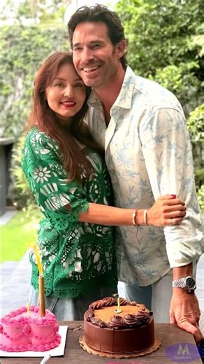 Angélique Boyer celebrates 38th birthday with Sebastián Rulli in simple and romantic gathering