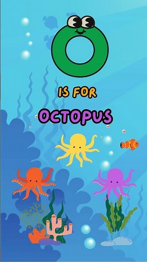 Alphabet learning Fun- O is for Octopus | ABC song for kids | Alphabet Songs| Sing Along #kidsvideo