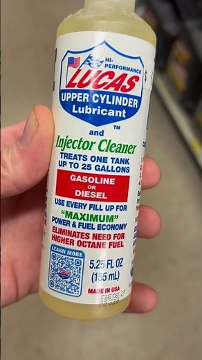 YES It Works! Lucas Injector Cleaner