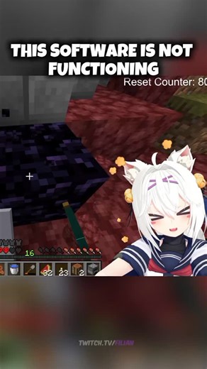 filian.thebest on Instagram: "THIS SOFTWARE IS NOT FUNCTIONING.... #vtuber #fyp #filian #minecraft"