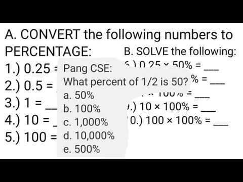 How to Convert Numbers to Percentage?