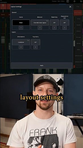 🎛️ Layout Settings in Mixing Station