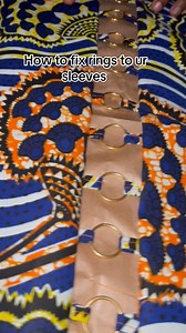 How to fix rings to your sleeves tutorial #kontagoratailor #ringsleeve #sleeves #goviral #ForYou | Abdullahi Roqeebarh Oyindamolar