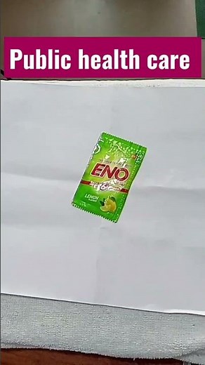 Eno fruit salt benefits and uses #shorts Public health care