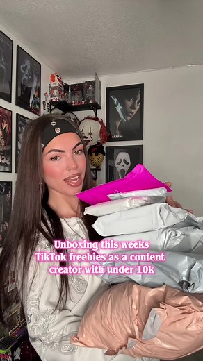TikTok Freebie Unboxing: Under 10K Creator Haul