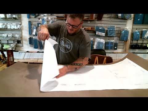 Making Leather Bags Part 1, cutting out your pattern.