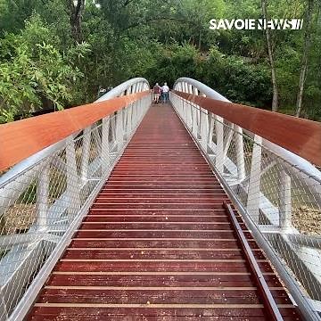 Aix-les-Bains: A new footbridge for the Sierroz