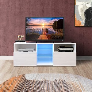 Watch Modern White TV Stand on Amazon Live