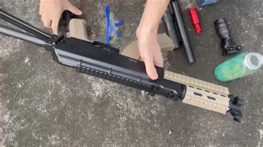 Watch Electric AK-47 Gel Blaster Gun with 21000 Gel Balls on Amazon Live
