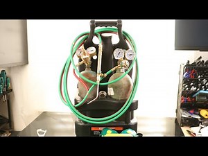 VEVOR Oxygen Acetylene Torch Kit, Gas Welding Torch Kit, 14PCS Portable Oxy Acetylene Brazing Set