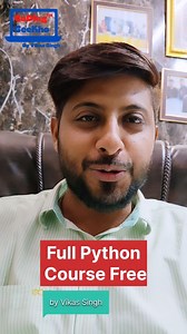 101K views · 1.3K reactions | 400K Followers | Thanks to all You and Love You all ❤️ | Full Python Course Free | Hindi | by Vikas Singh | CoDing SeeKho | Facebook
