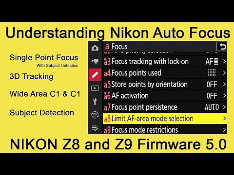 Mastering Nikon Z9 & Z8 Focus Modes