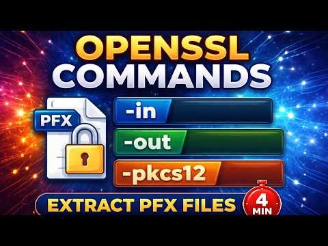 How to use OpenSSL Command to Extract or Export Private Key .CRT and .PFX File #ssl #windows #server